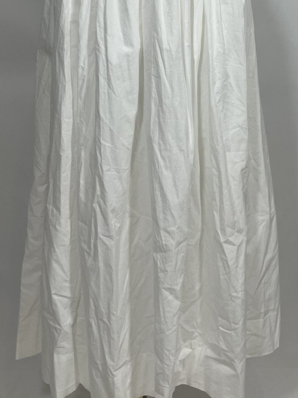 ✨ NWT Free People "Lilah" White Pleated Tube Smocked Button Midi Dress Size XL ✨ - Picture 3 of 6